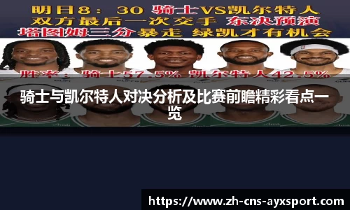 骑士与凯尔特人对决分析及比赛前瞻精彩看点一览
