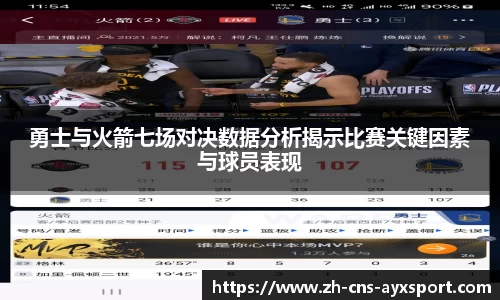 勇士与火箭七场对决数据分析揭示比赛关键因素与球员表现